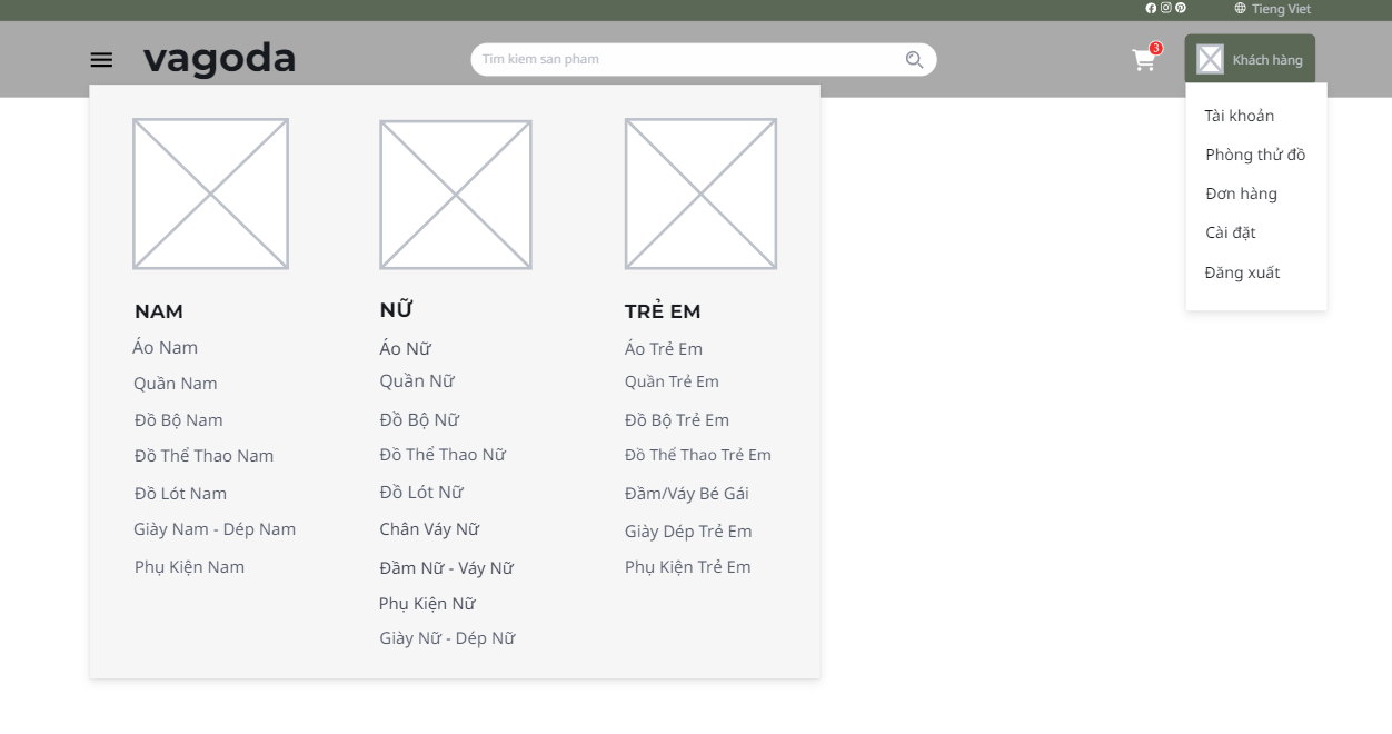 Navbar design when menus are expanded