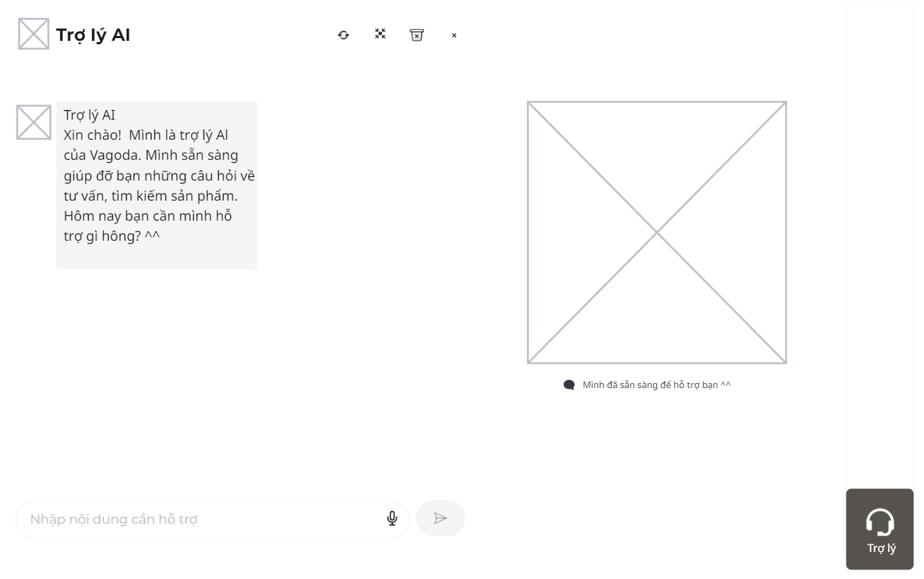 Chatbot expanded interface design