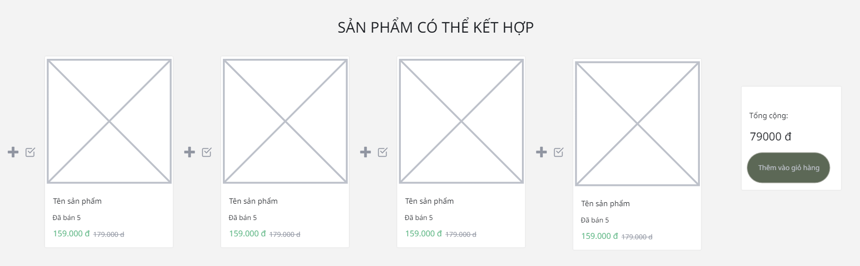 Product combo design