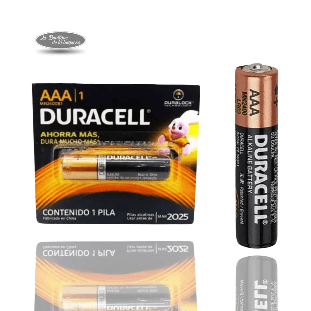 Pilas AAA Duracell | La Boutique de la Limpieza