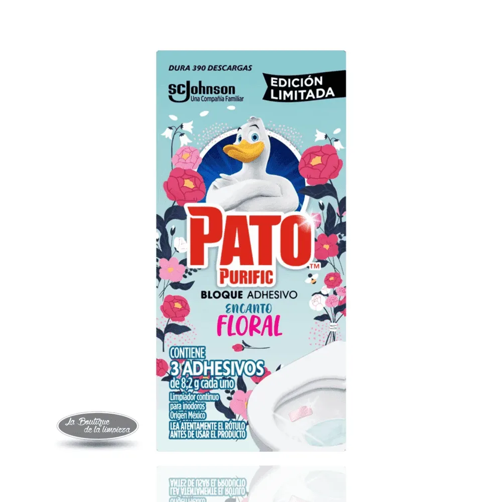 Bloque Adhesivo Floral Pato Purific x3 | La Boutique de la Limpieza