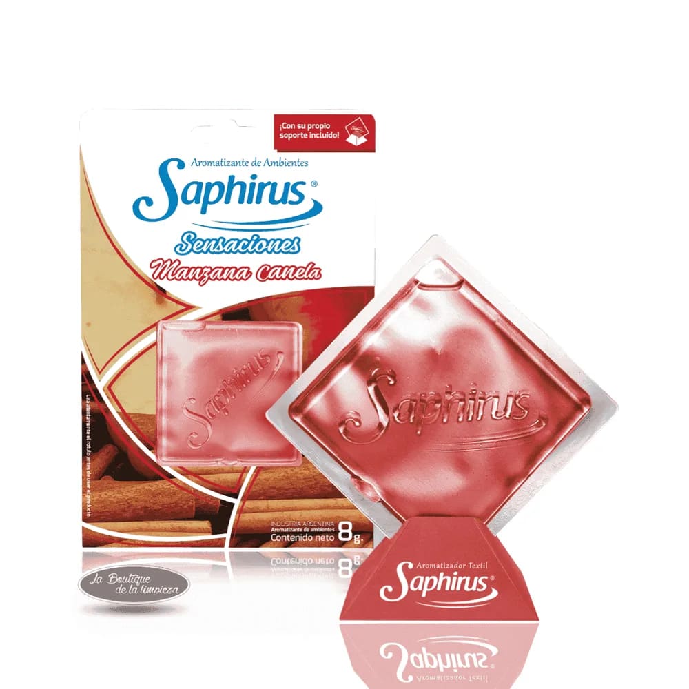 Saphirus Sensaciones Manzana Canela 8g | La Boutique de la Limpieza