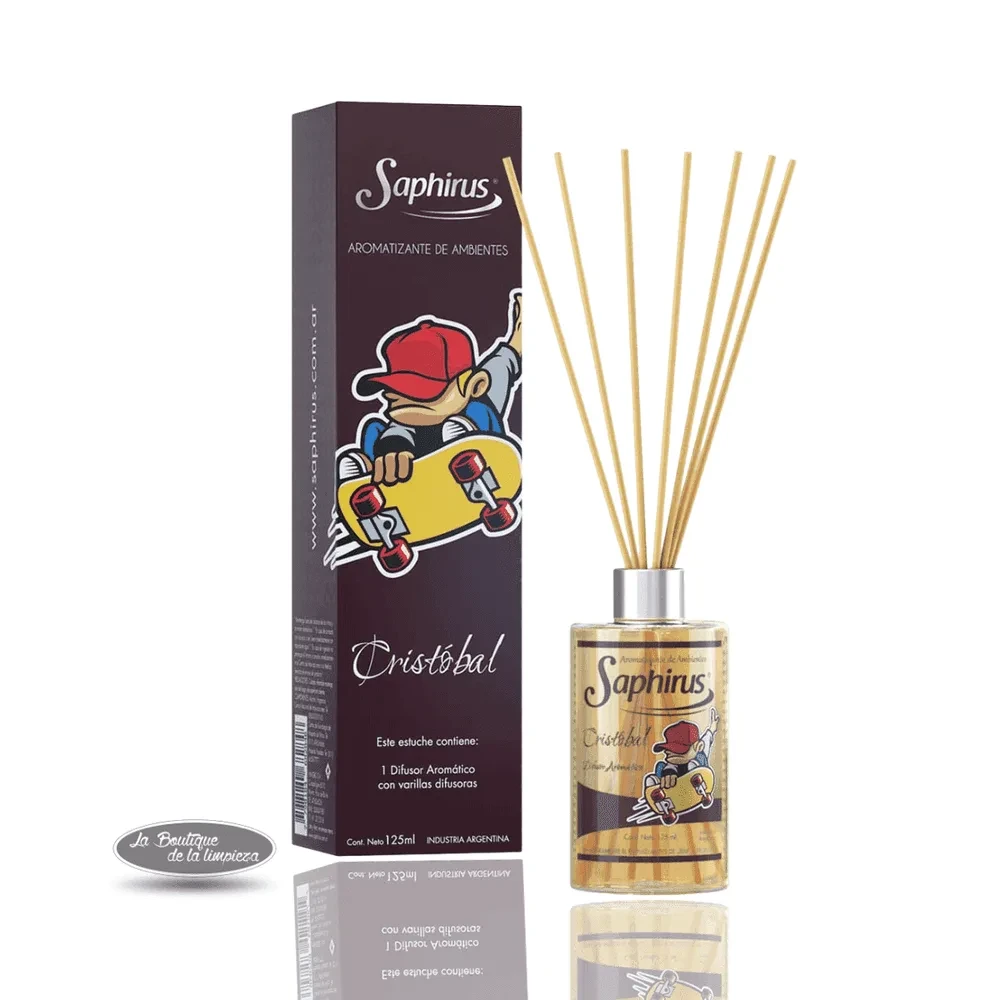 Difusor Saphirus Cristóbal 125ml | La Boutique de la Limpieza