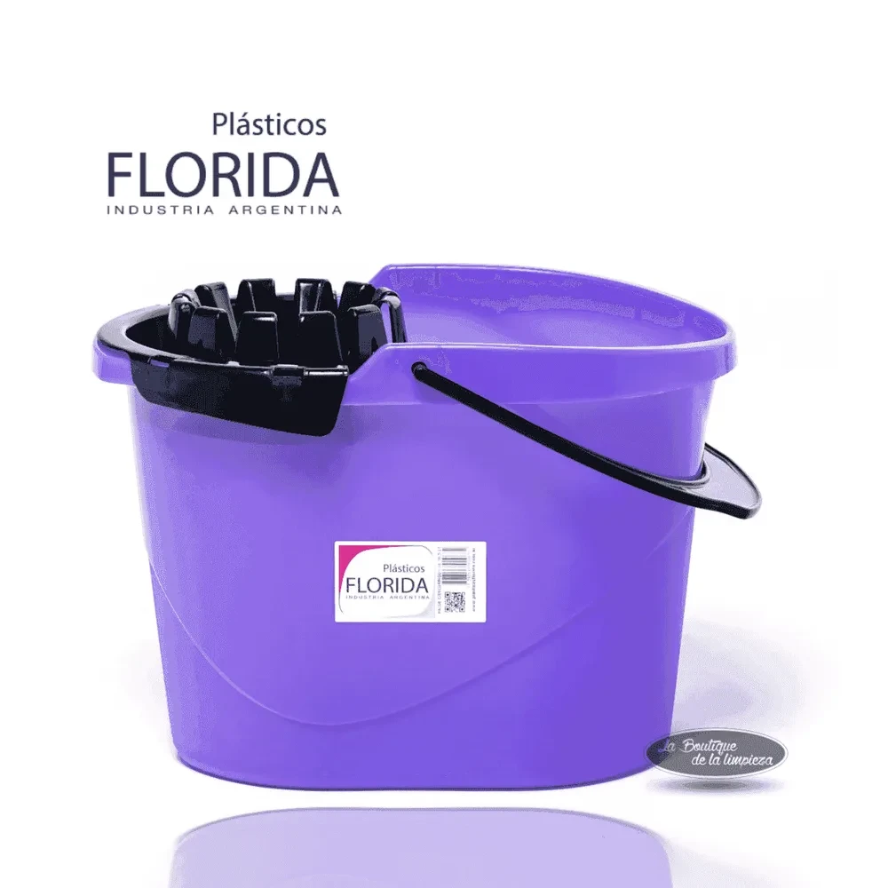 Balde Con Escurridor Florida | La Boutique