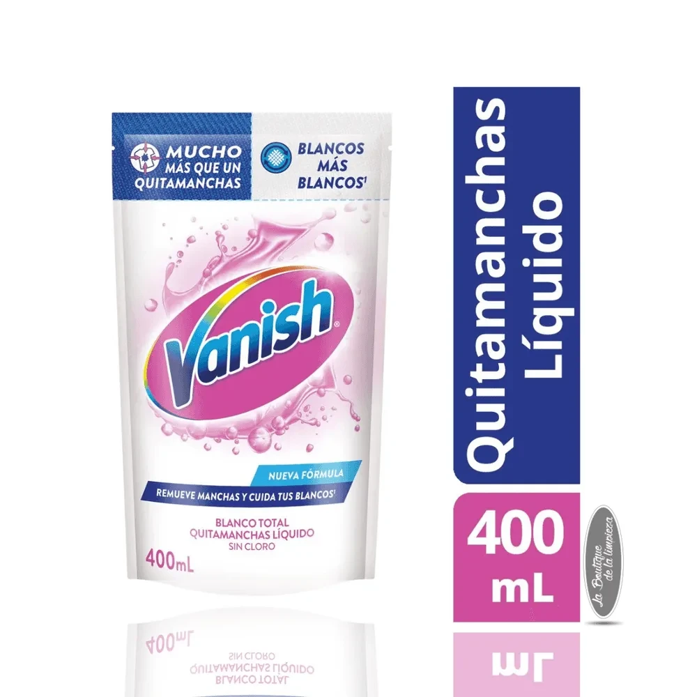 Vanish Líquido Ropa Blanca Doypack 400ml | La Boutique