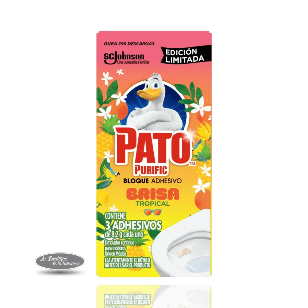 Bloque Adhesivo Tropical Pato Purific x3 | La Boutique de la Limpieza