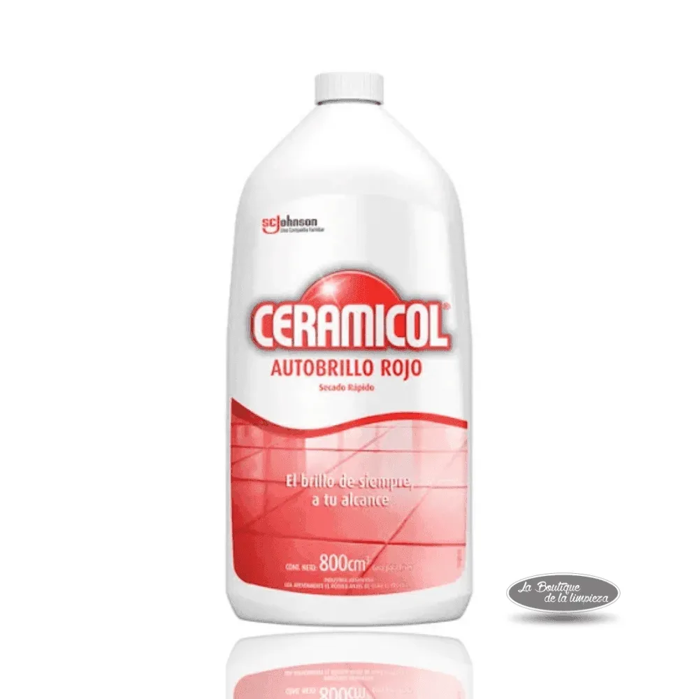 Ceramicol Cera Autobrillo Rojo 800ml | La Boutique