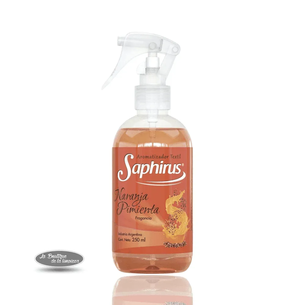 Saphirus Textil Naranja Pimienta 250ml | La Boutique de la Limpieza