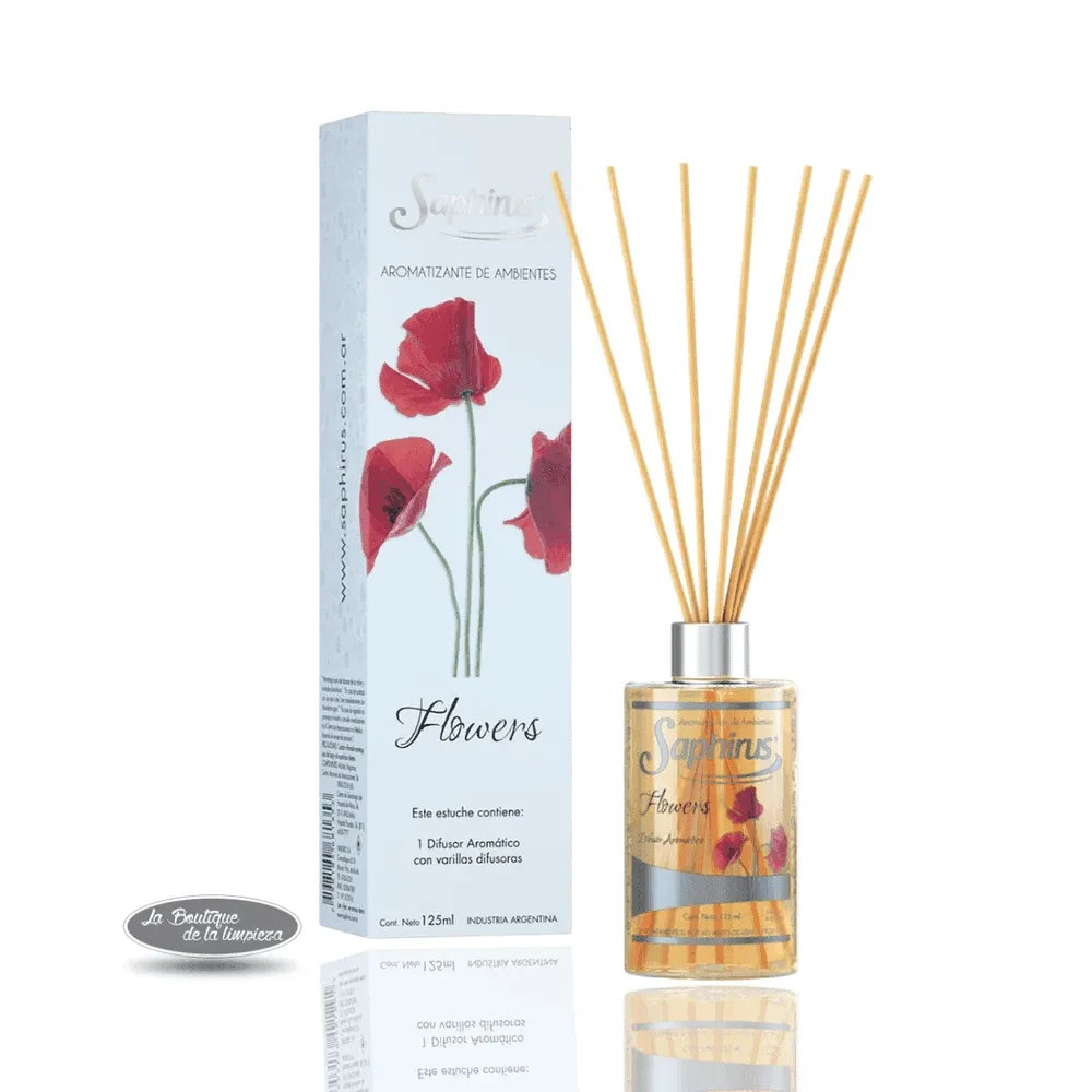 Difusor Saphirus Flower 125ml | La Boutique de la Limpieza