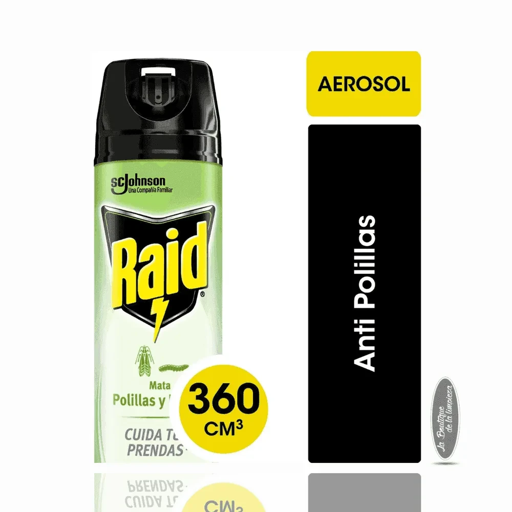 Raid Mata Polillas Y Larvas 360ml | La Boutique