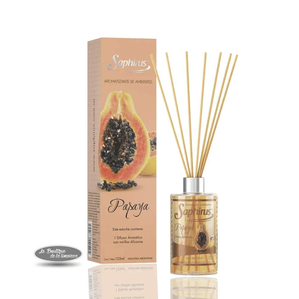 Difusor Saphirus Papaya 125ml | La Boutique de la Limpieza