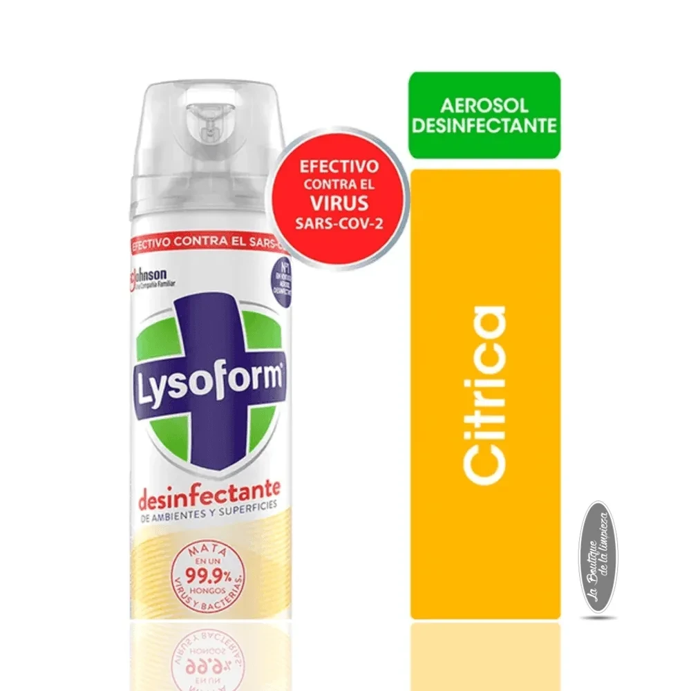 Lysoform Desinfectante Ambientes Cítrica 360ml | La Boutique