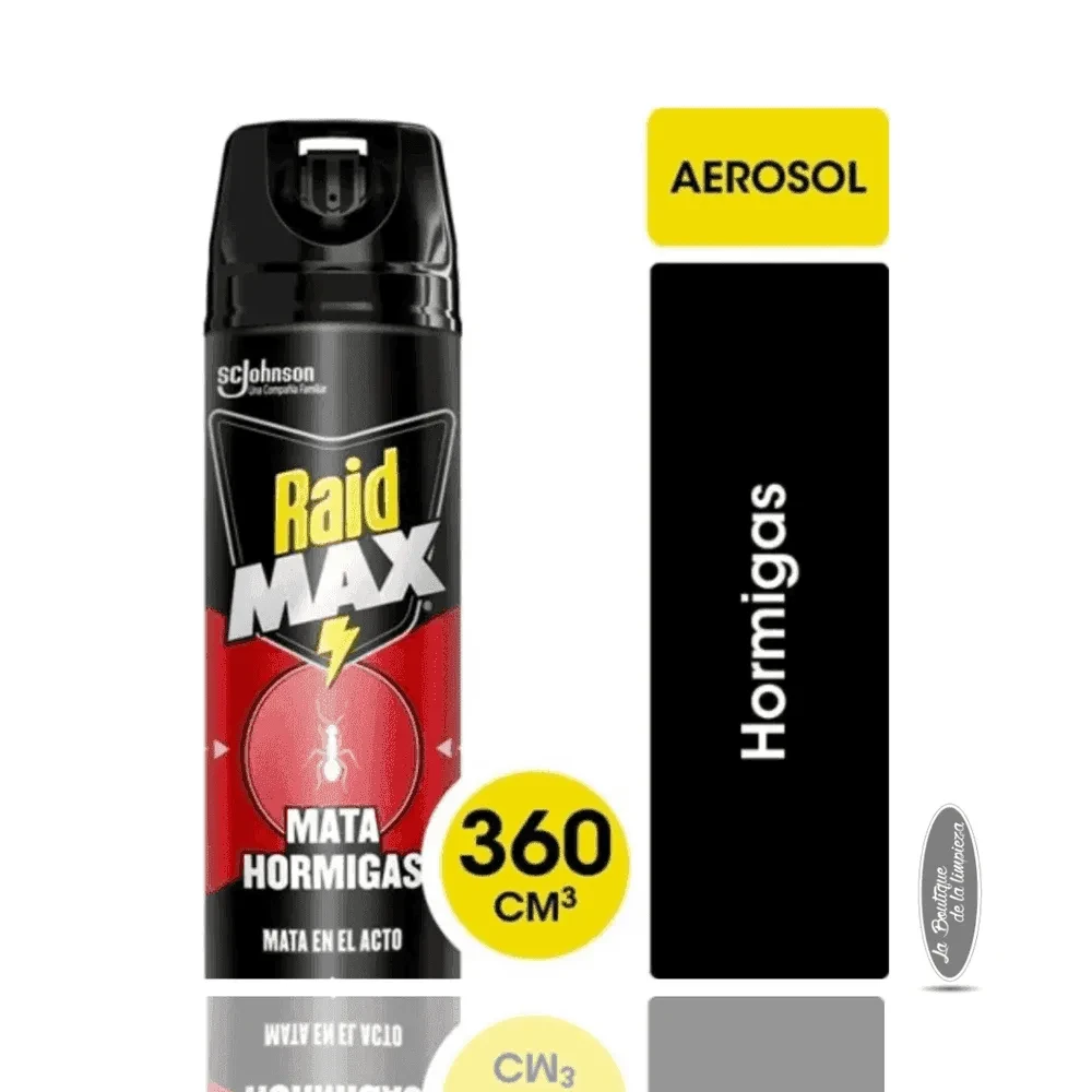 Raid Max Mata Hormigas Aerosol 360ml | La Boutique