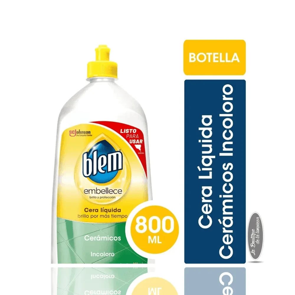 Cera Líquida Pisos Cerámicos Blem 800ml | La Boutique