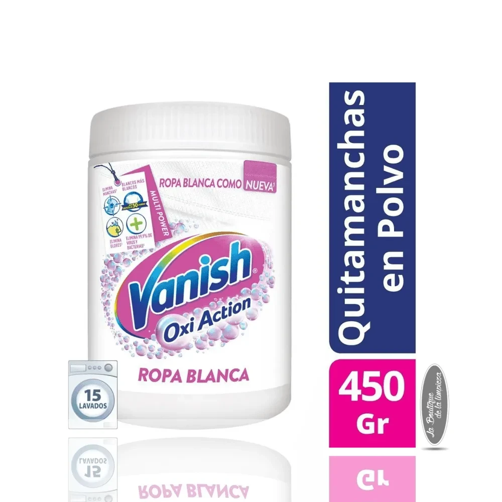 Vanish Pote Blanco Oxi Crystal White 450g | La Boutique