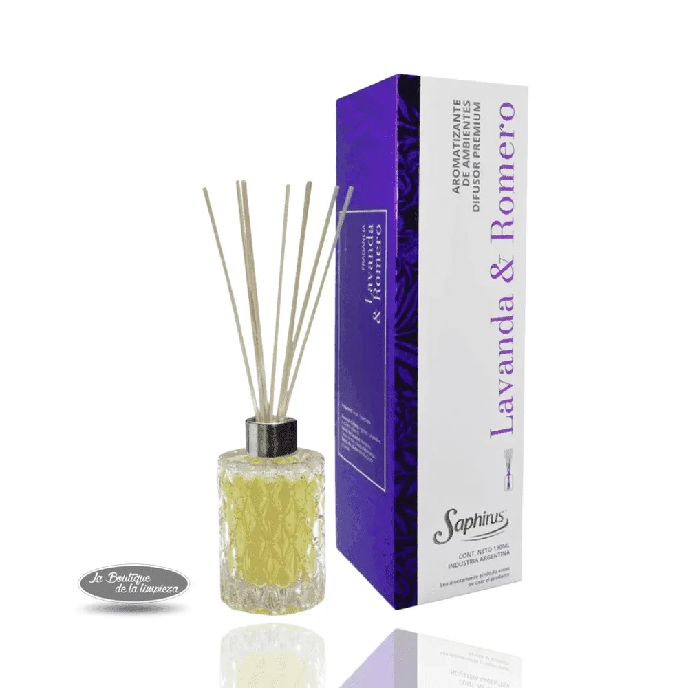 Difusor Lavanda & Romero Saphirus | La Boutique de la Limpieza