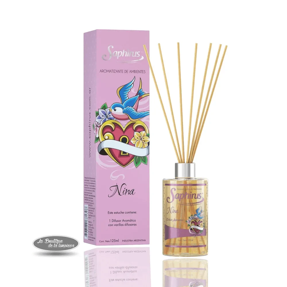 Difusor Saphirus Nina 125ml | La Boutique de la Limpieza