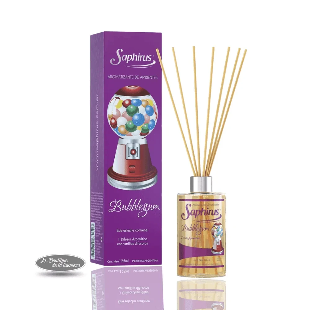 Difusor Bubblegum Saphirus 125ml | La Boutique de la Limpieza