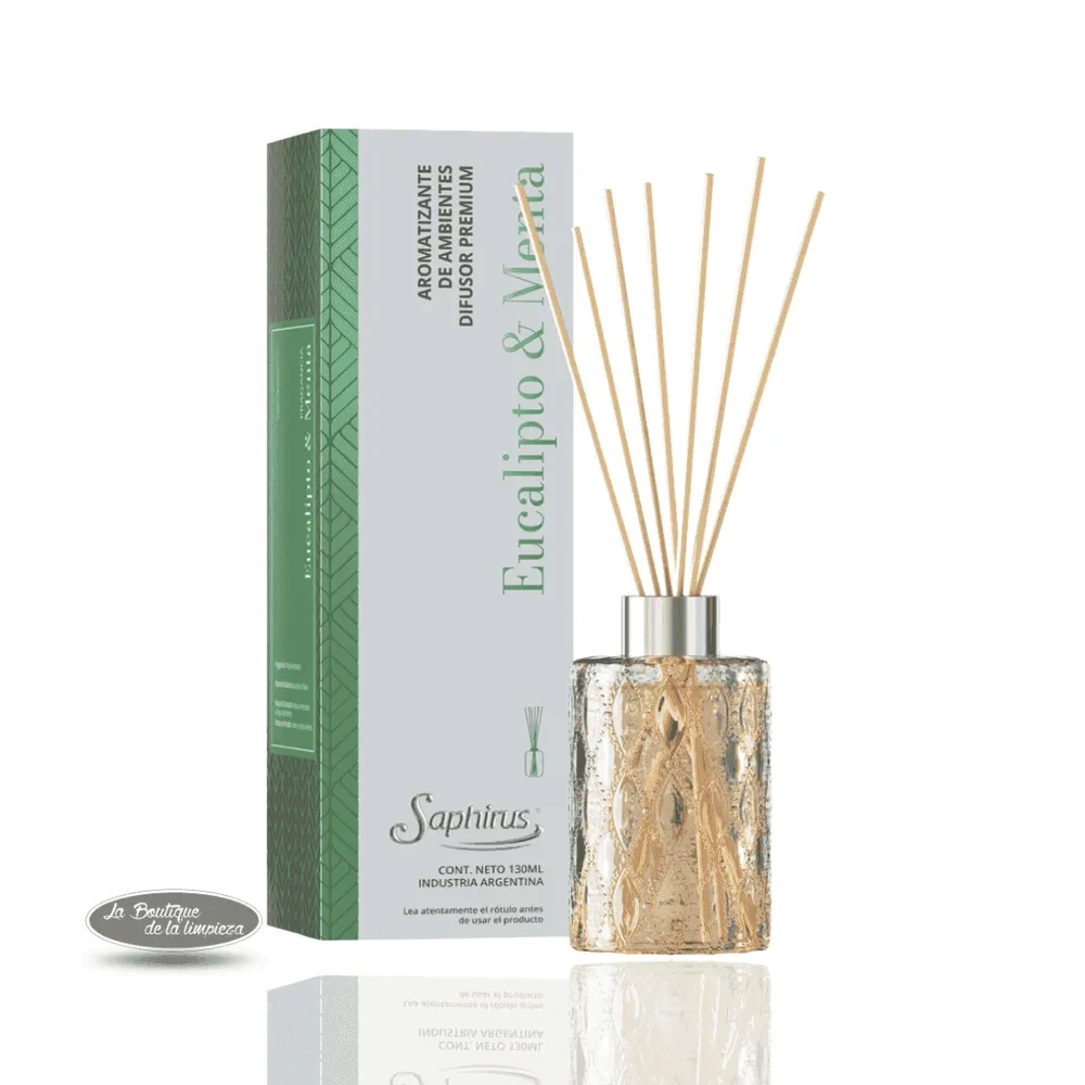 Difusor Eucalipto & Menta Saphirus | La Boutique de la Limpieza