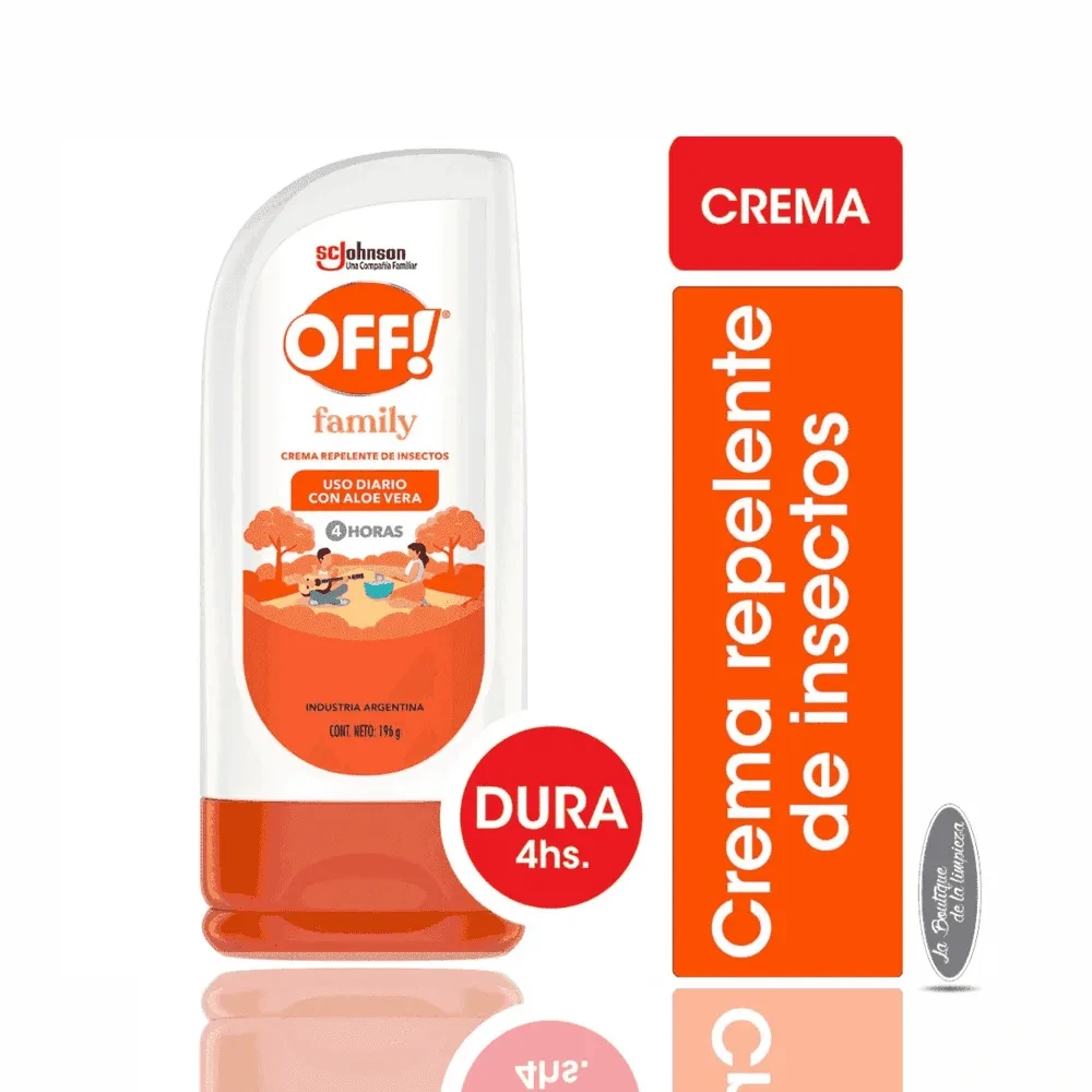 Repelente Crema OFF! Family x 196ml | La Boutique