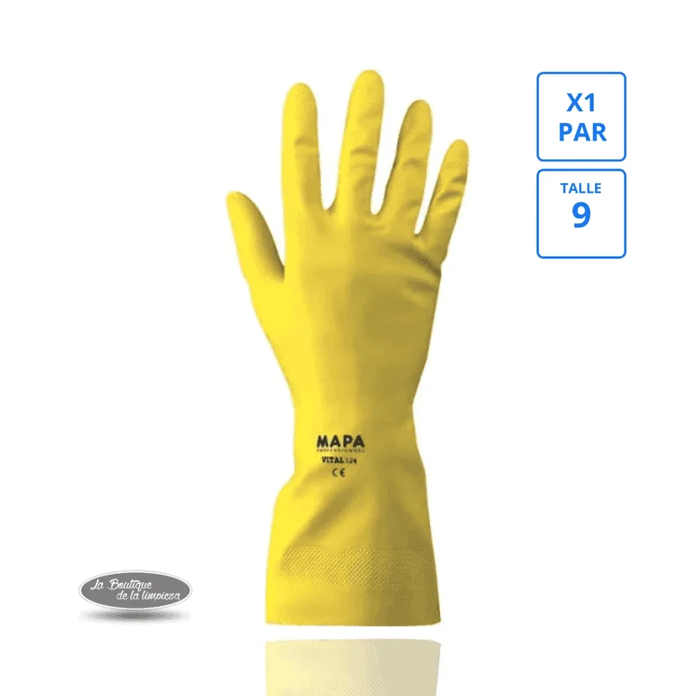 Guantes Mapa Vital Talle 9 Amarillo | La Boutique