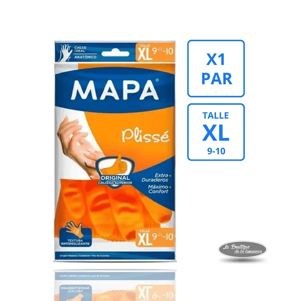 Guantes Mapa Plisse Talle XL | La Boutique