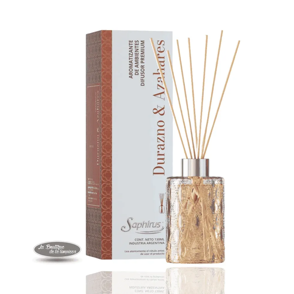 Difusor Durazno & Azahares Saphirus | La Boutique de la Limpieza