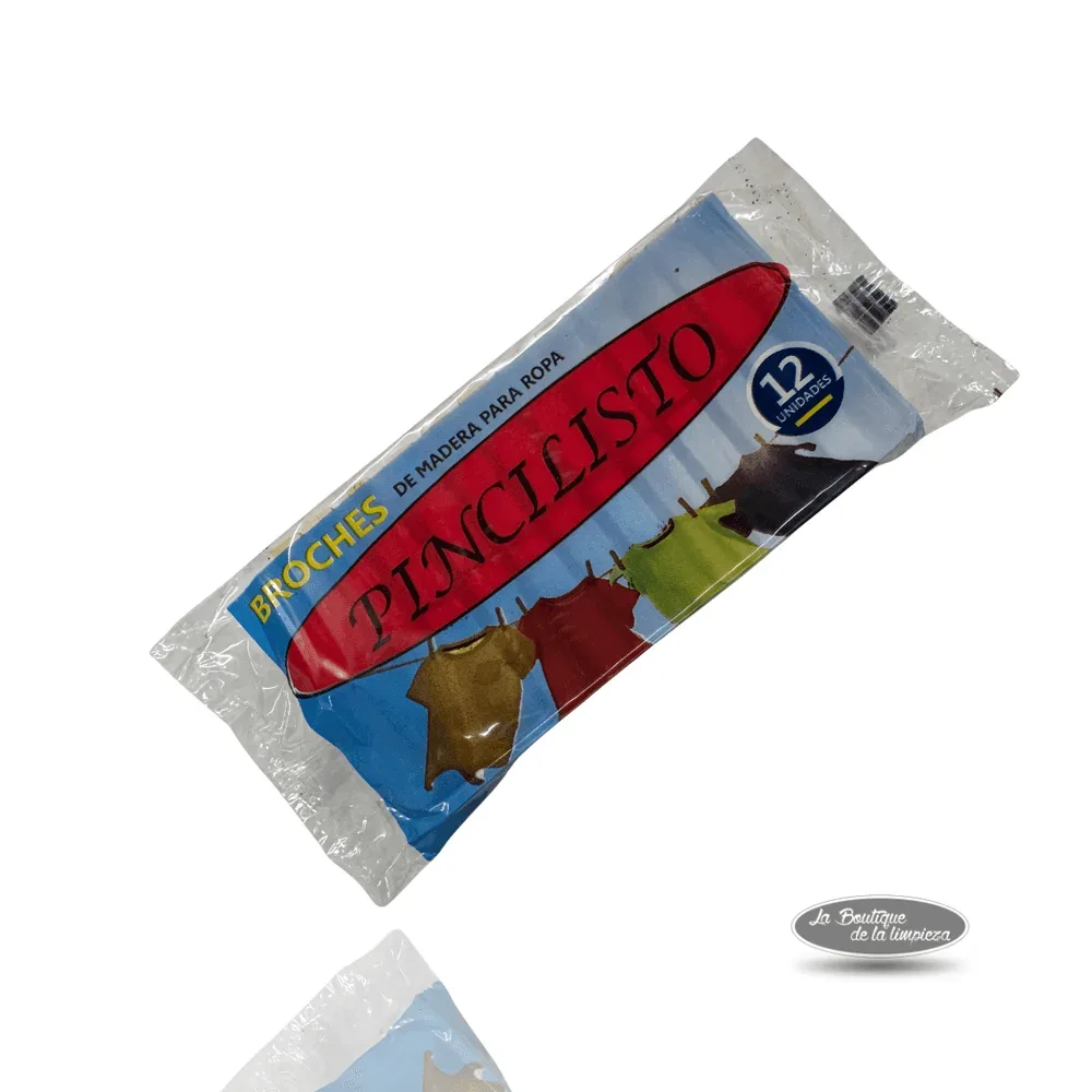 Broches De Madera x 12un Pincilisto | La Boutique