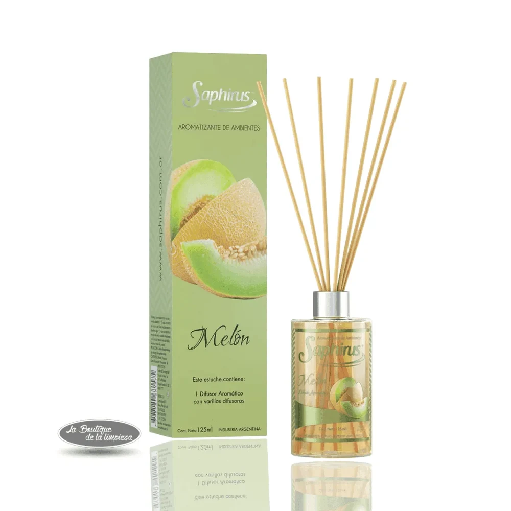 Difusor Saphirus Melón 125ml | La Boutique de la Limpieza