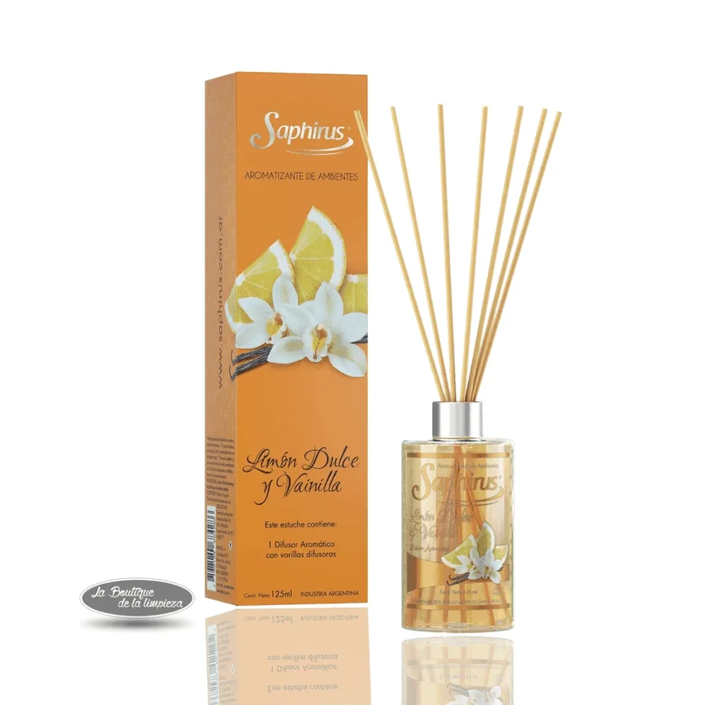 Difusor Limón Dulce Vainilla 125ml | La Boutique de la Limpieza