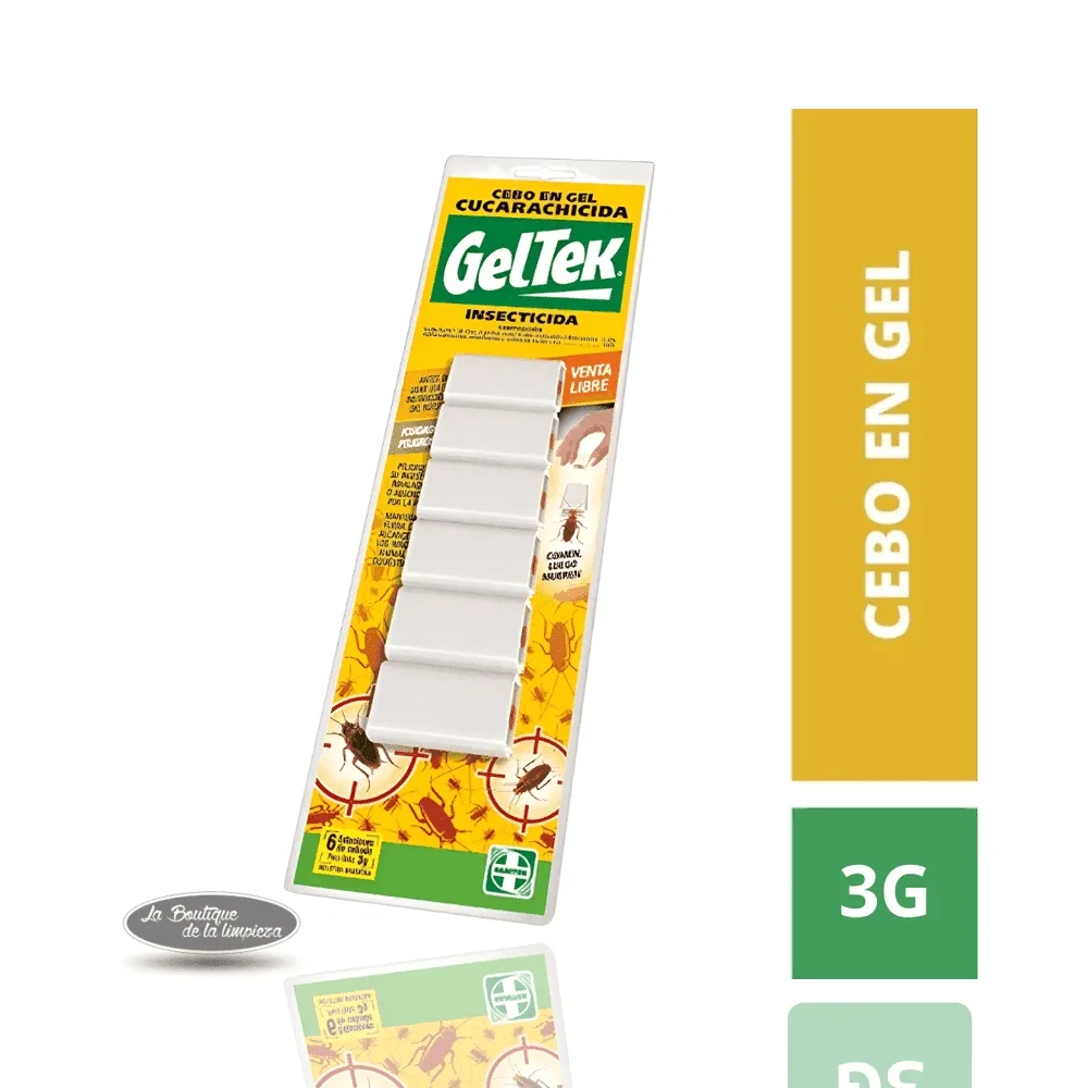 Mata Cucarachas Casita Con Gel Geltek x6 | La Boutique de la Limpieza