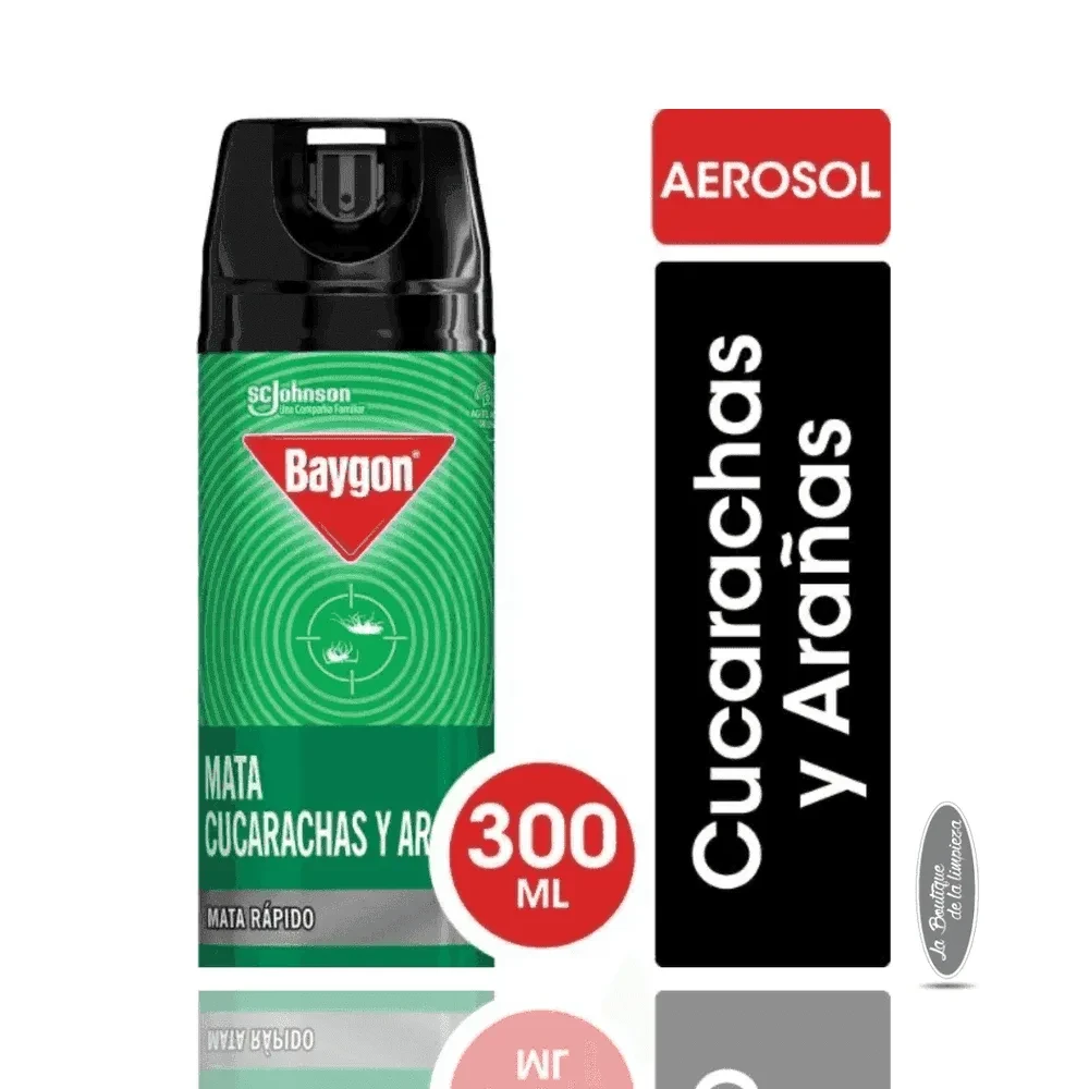 Baygón Cucarachas Y Arañas Aerosol 300ml | La Boutique