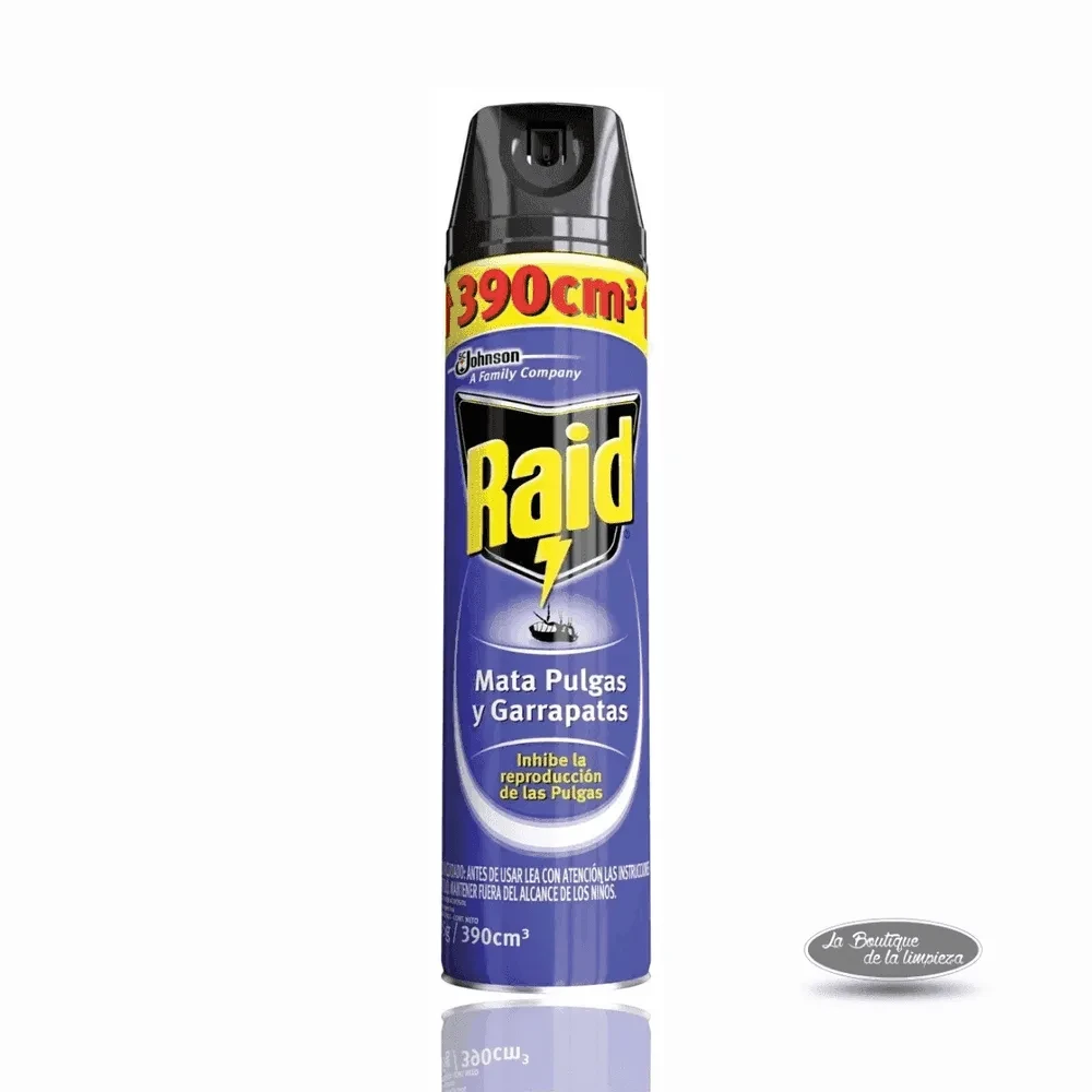 Raid Mata Pulgas Y Garrapatas 390ml | La Boutique