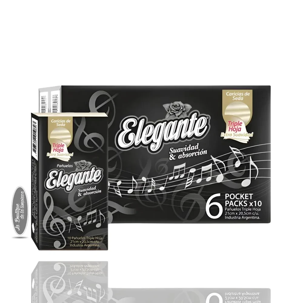 Pañuelos Triple Hoja Elegante X 6 Elegante | La Boutique de