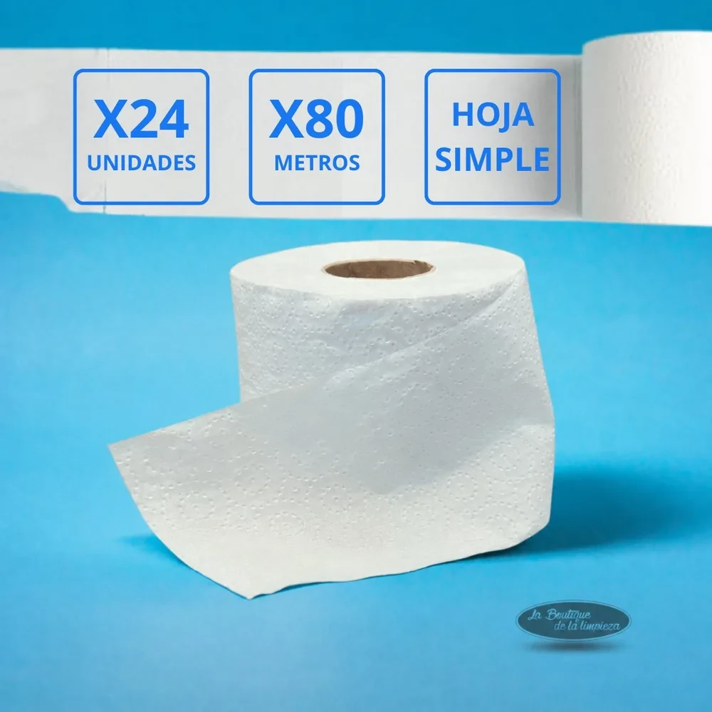 Papel Higiénico eNeFe Hoja Simple 24un x 80m | La Boutique de la