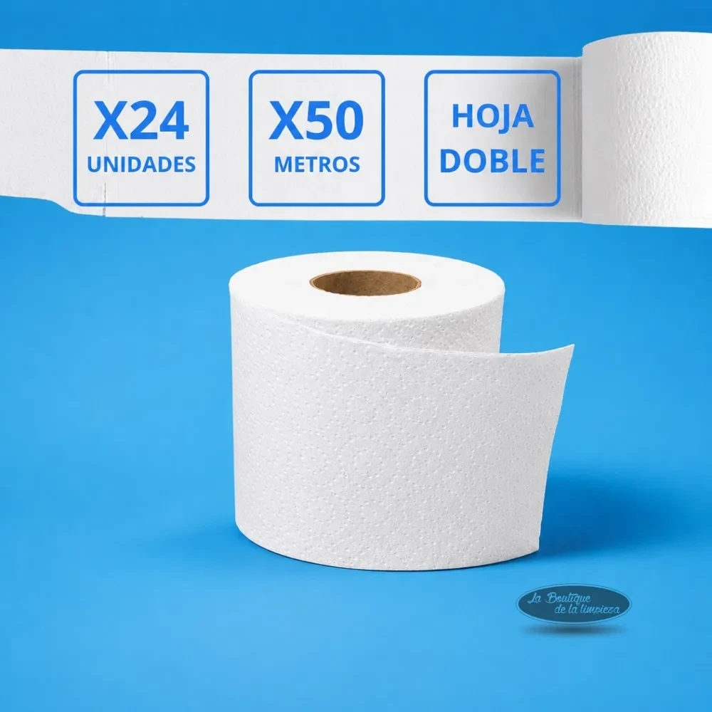 Papel Higiénico eNeFe Hoja Doble 24un x 50m | La Boutique