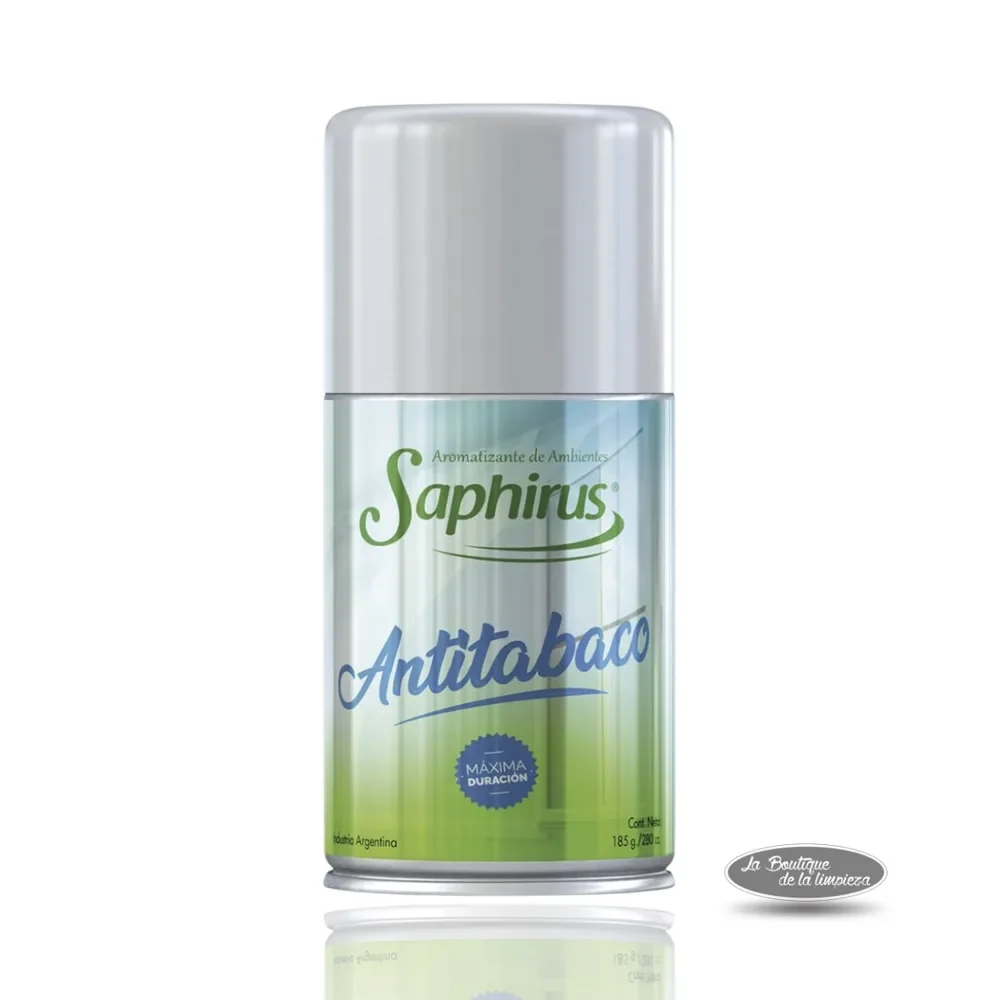 Saphirus Aromatizador de Ambientes Aero Antitabaco x 280ml