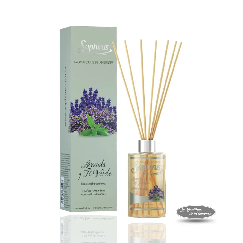 Saphirus Difusor Lavanda Té Verde x 125ml