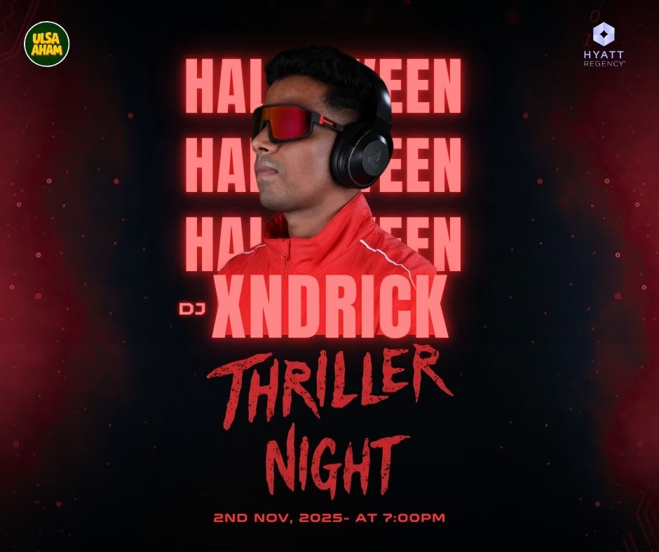 Thriller night performance with dramatic stage effects.