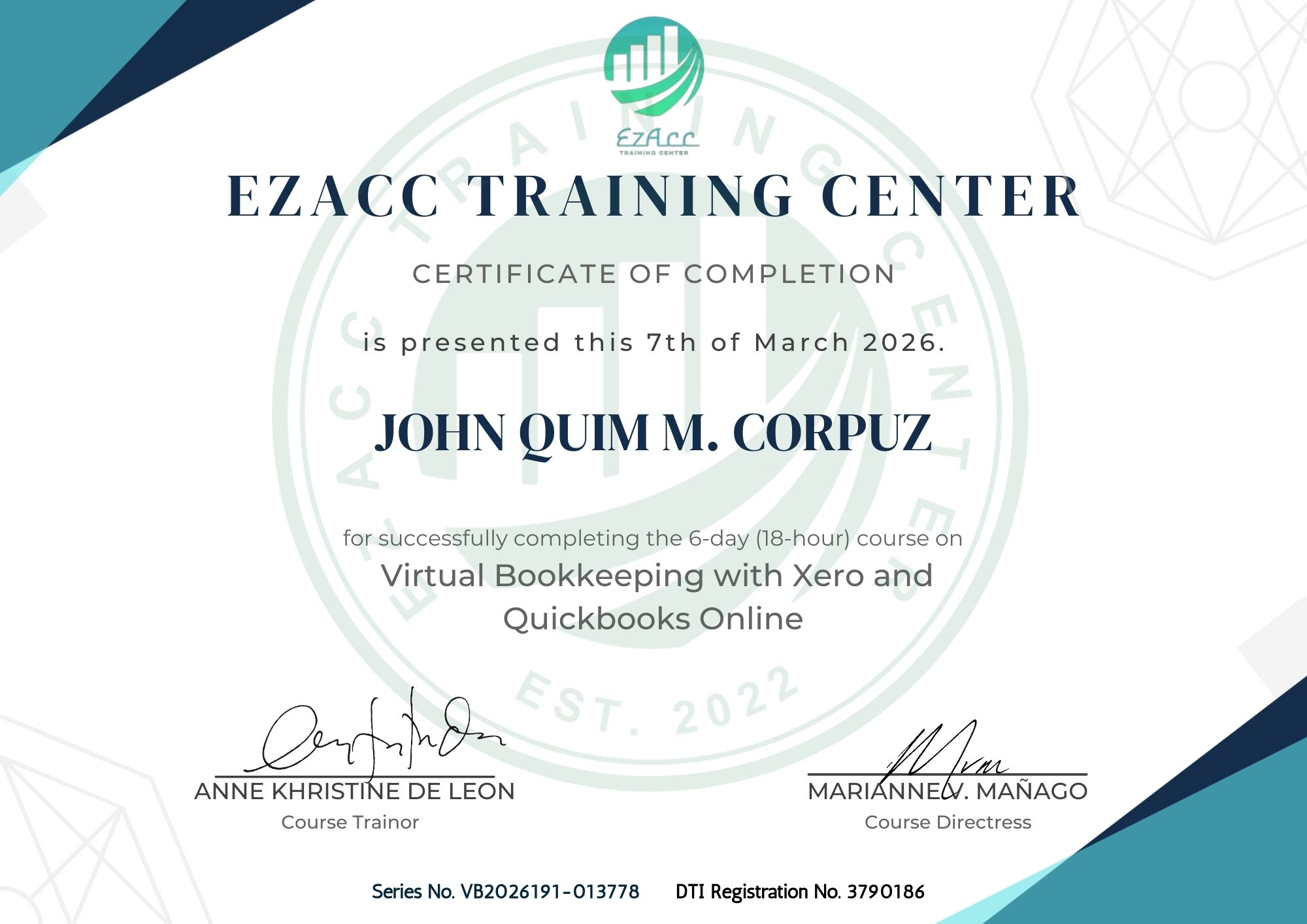 Certificate 2