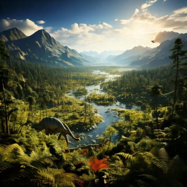 Urantia During the Early Land-Life Era