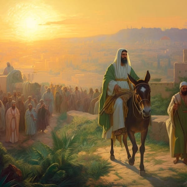 Going into Jerusalem