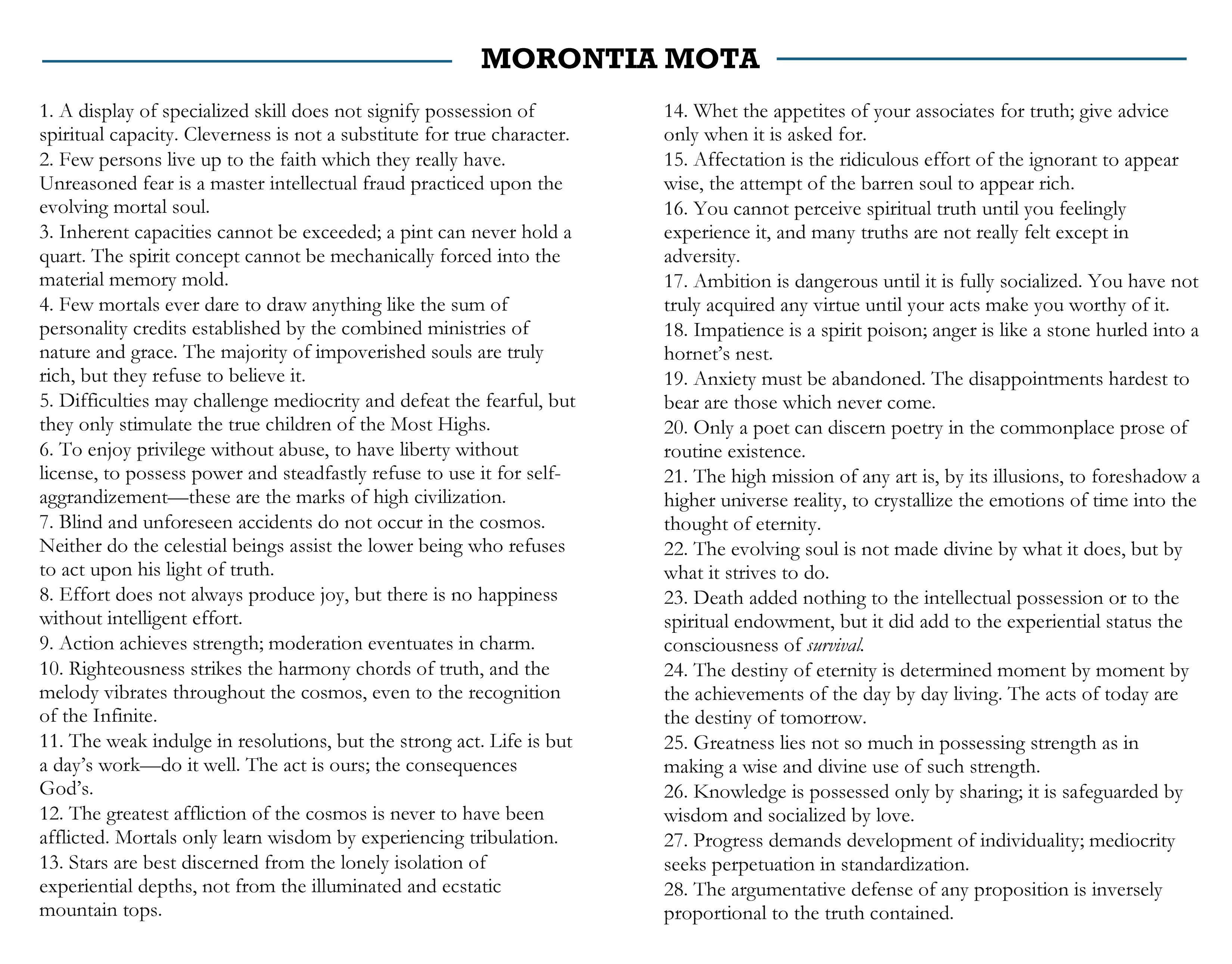 Morontia Mota
