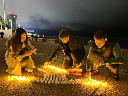 Сочинцы присоединились к акции памяти «Журавли»