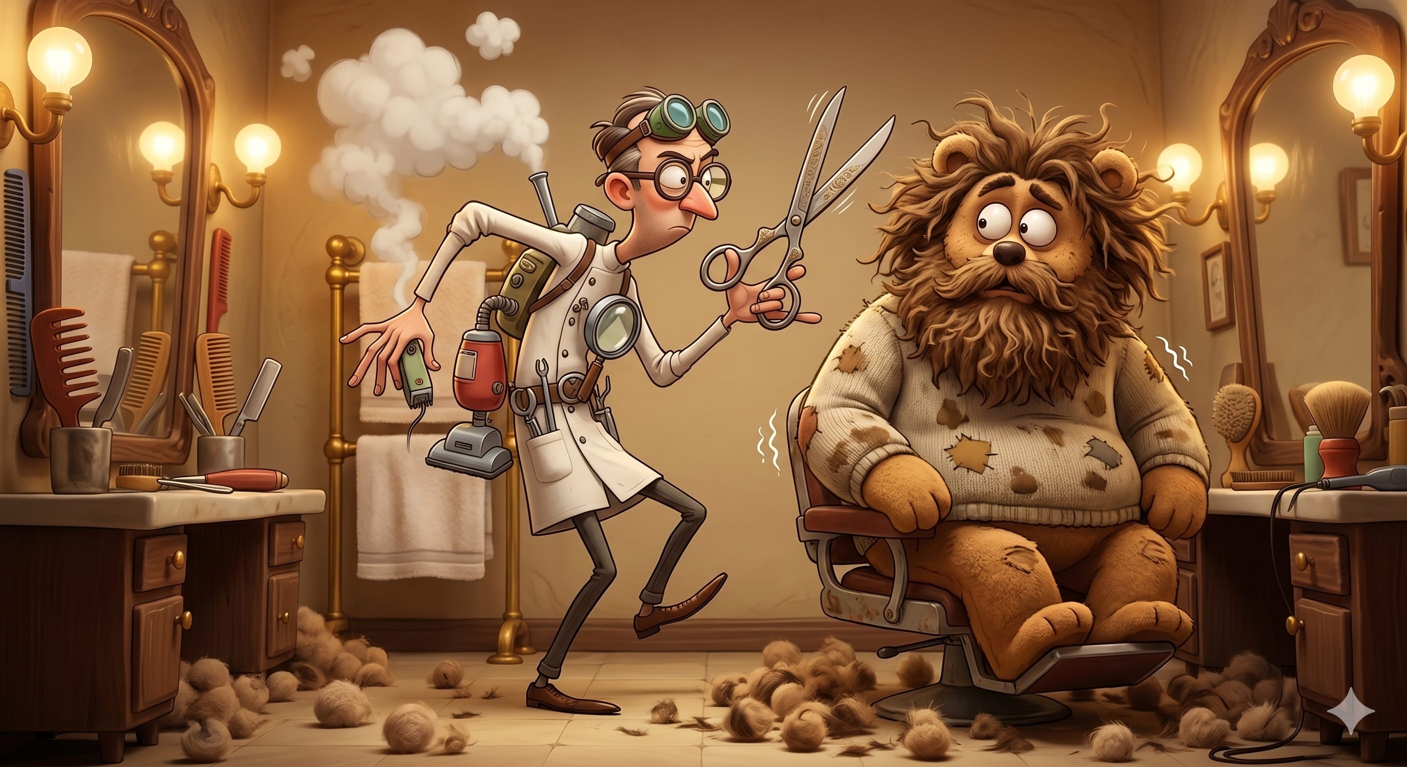 He creado esta imagen basándome directamente en la "receta" del prompt