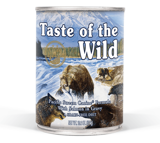 conserva pacific stream taste of the wild pentru caini