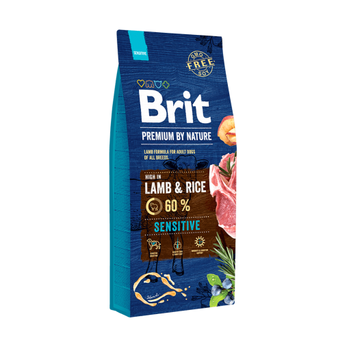 hrana caini brit premium by nature miel si orez lamb and rice 15 kg