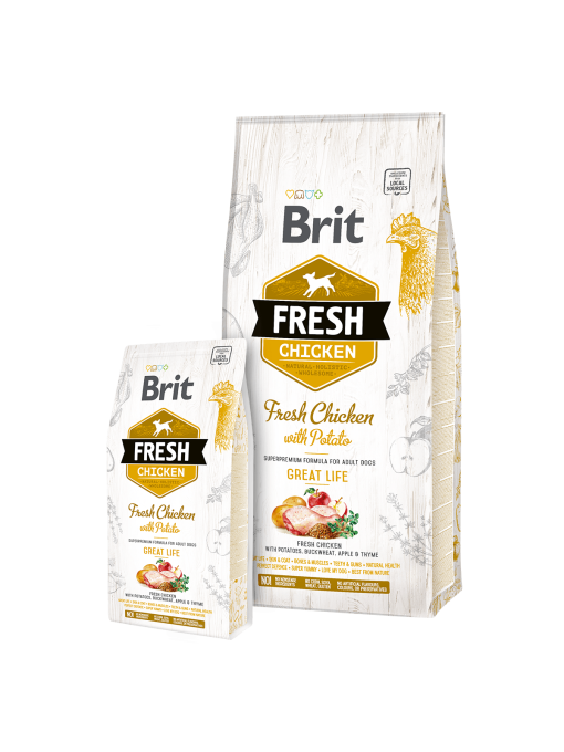 Brit Fresh Adult Pui si Cartofi