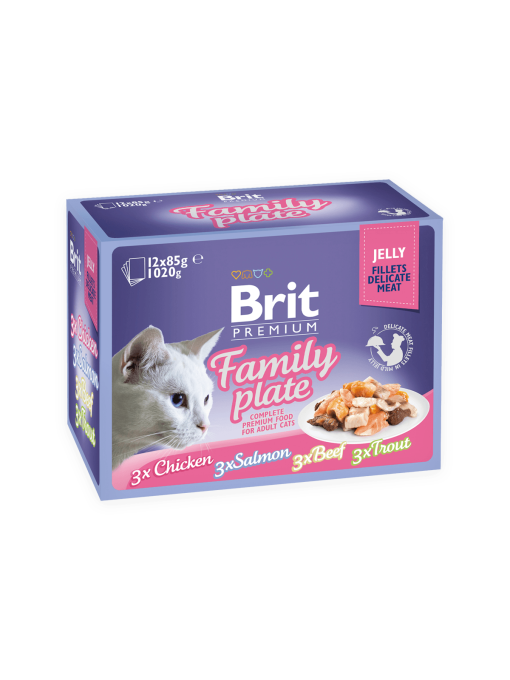 Brit Premium Cat Multipack Delicate Family Plate in Jelly