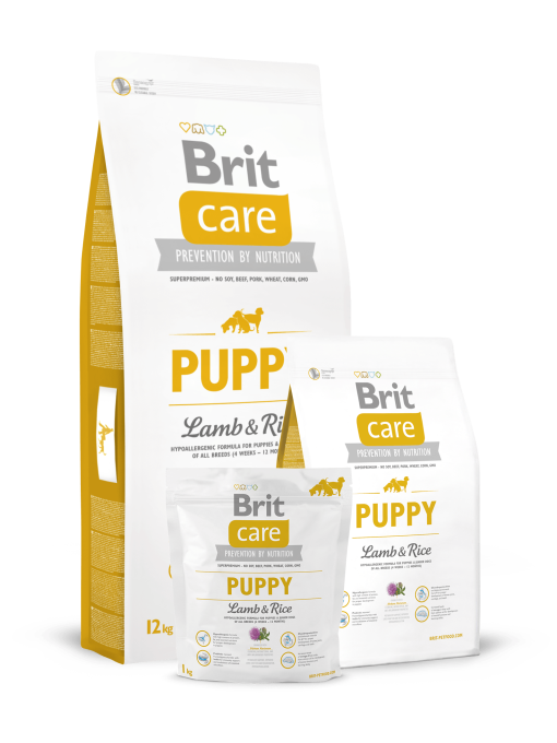 hrana caini Brit Care Puppy Miel si Orez